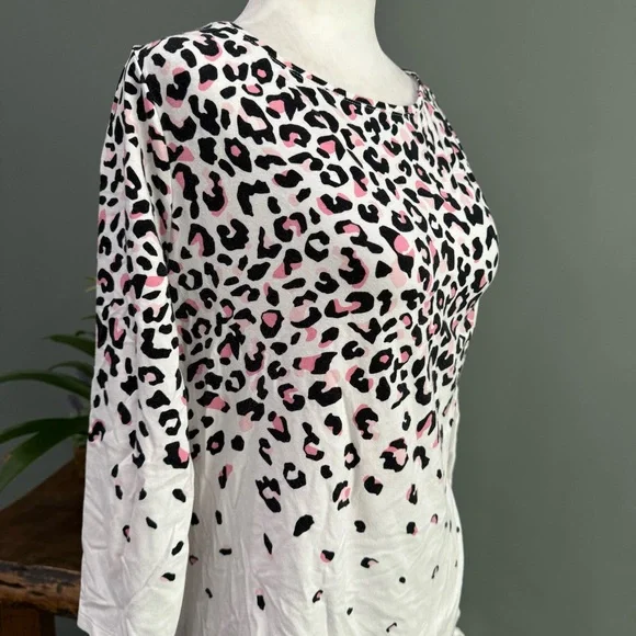 Talbots Mid-Sleeve Top - Picture 2 of 11